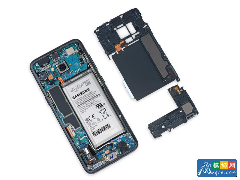 Galaxy S8全球首發拆解!屏幕碎了就悲劇