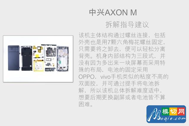 拆解中興AXON M手機：愛模切愛拆機