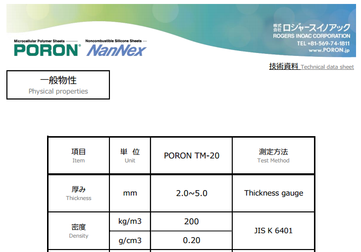 井上PORON TM-20