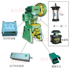 改造機械式雙手同步控制