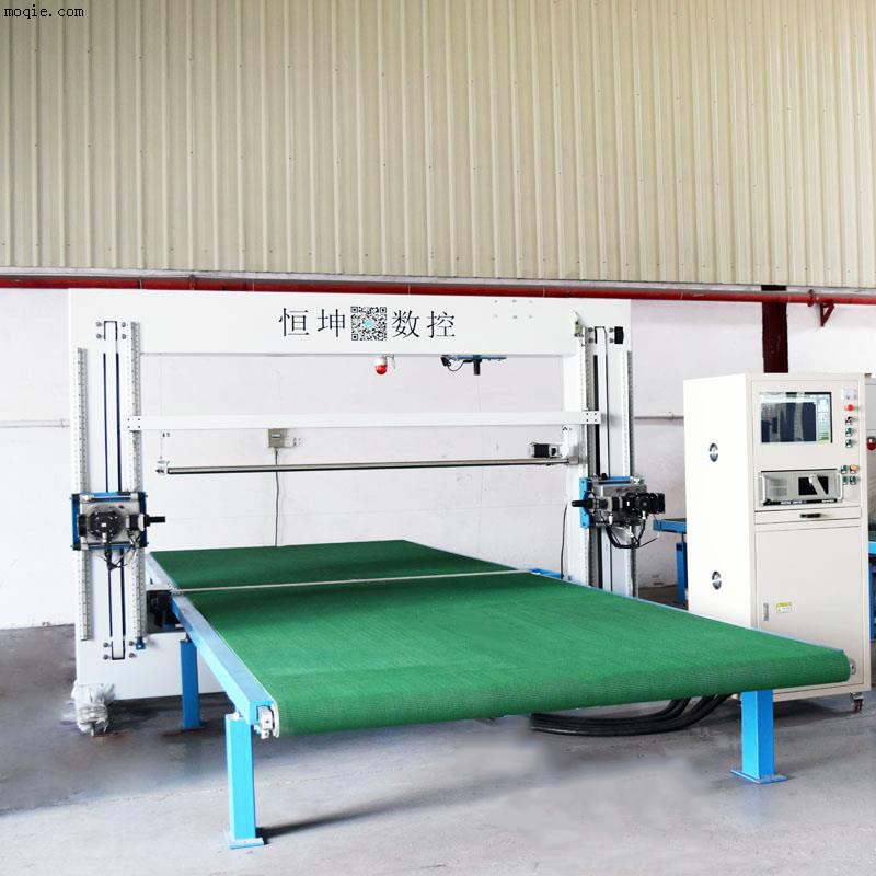 數(shù)控橫豎雙振動刀異形海綿切割機(jī)