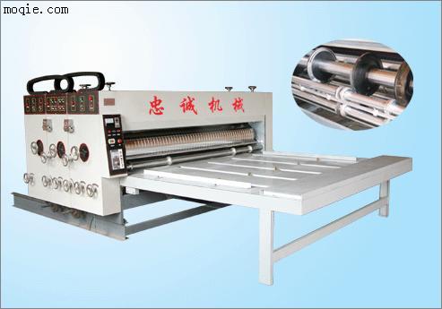 YFQ系列水墨瓦楞紙板雙色印刷分壓切角開槽機