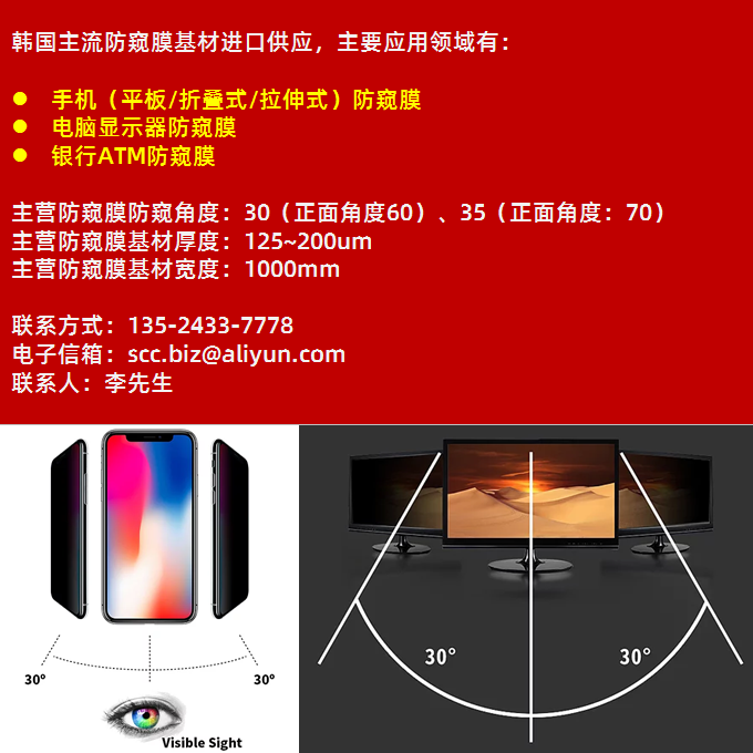韓國進口防窺膜原廠出品